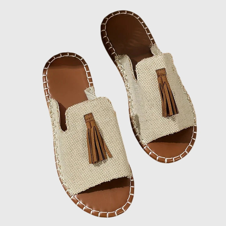 Bohemian Pom Pom Sandals Pauline