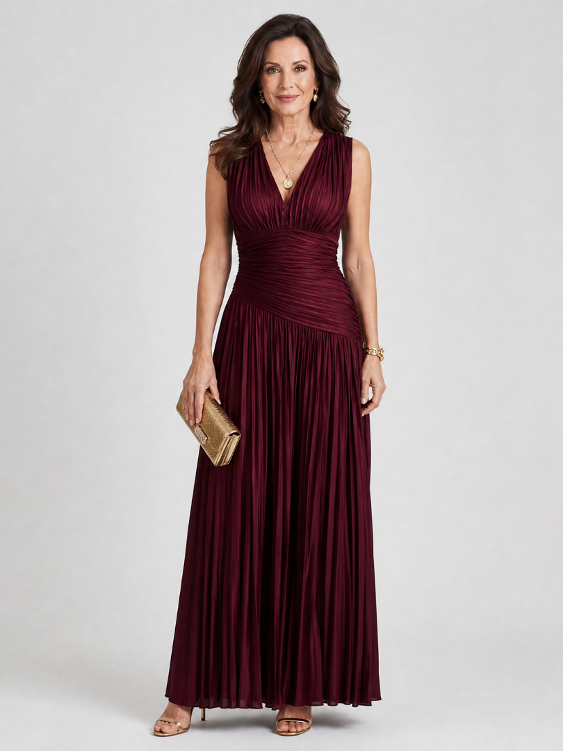 Lina™ V Neck Dress