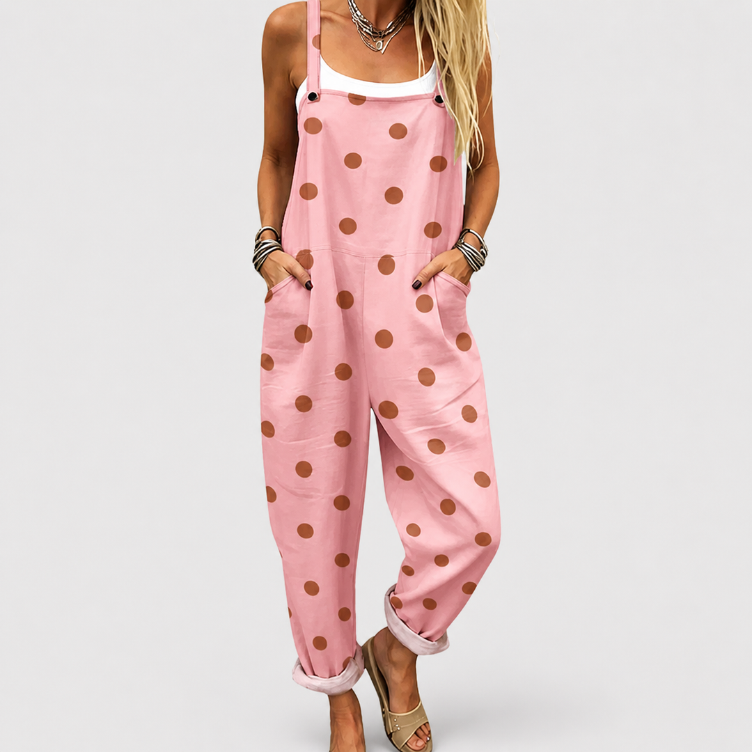 Comfortable Printed Dungarees