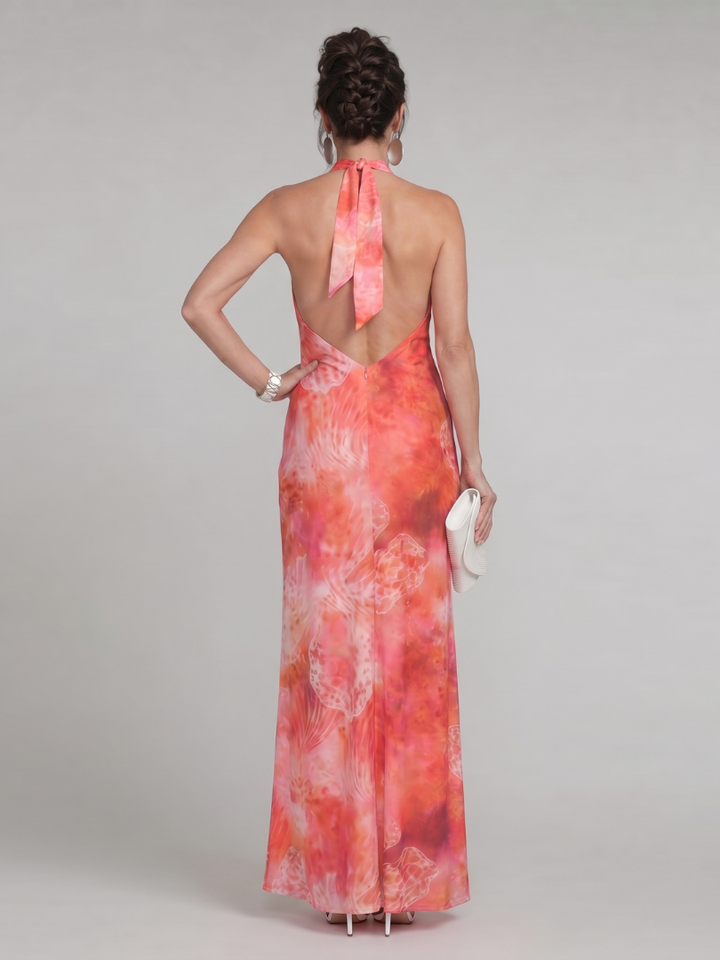 Céline ™ Printed Maxi Dress
