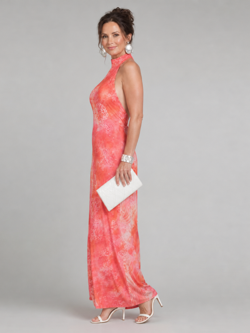 Céline ™ Printed Maxi Dress