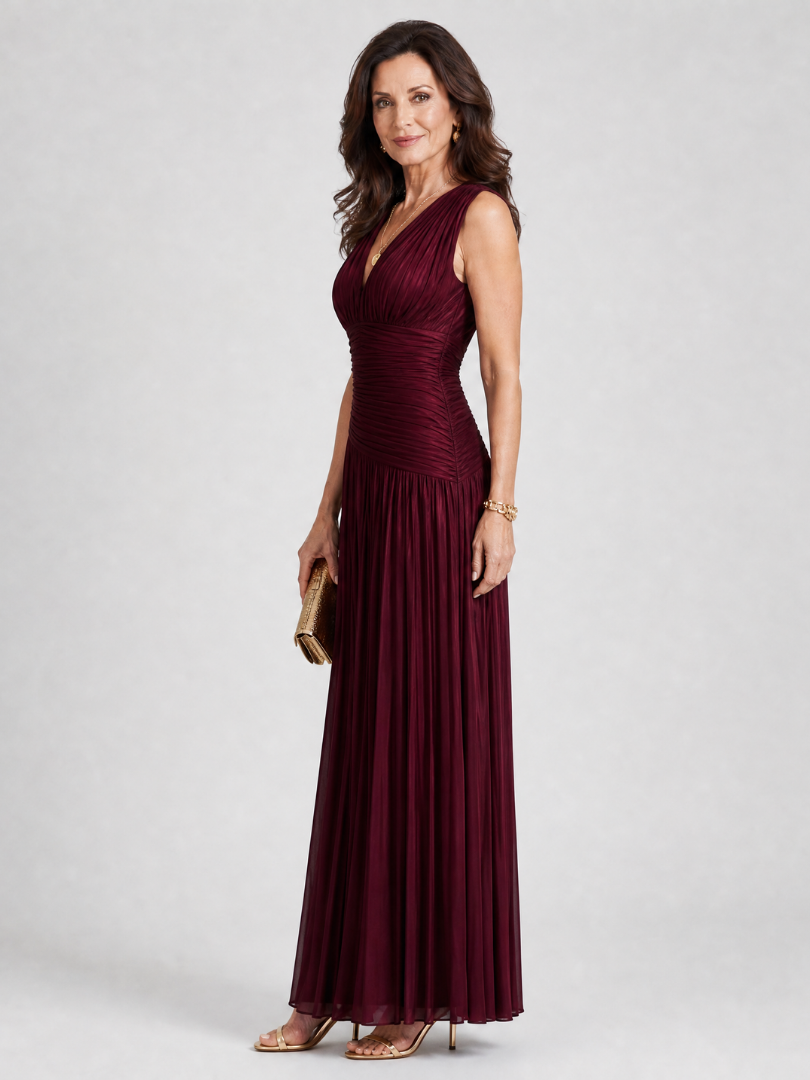 Lina™ V Neck Dress