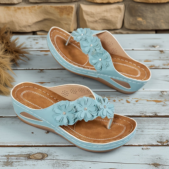 Céline Floral Comfort Sandals
