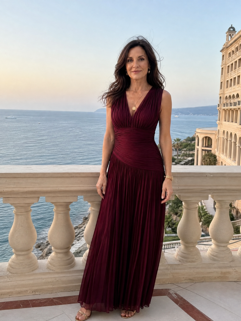 Lina™ V Neck Dress