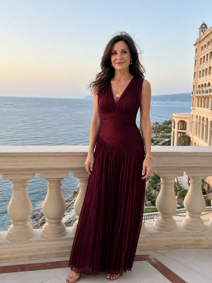 Lina™ V Neck Dress