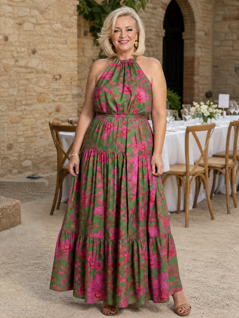 Renée™ Draped maxi Dress