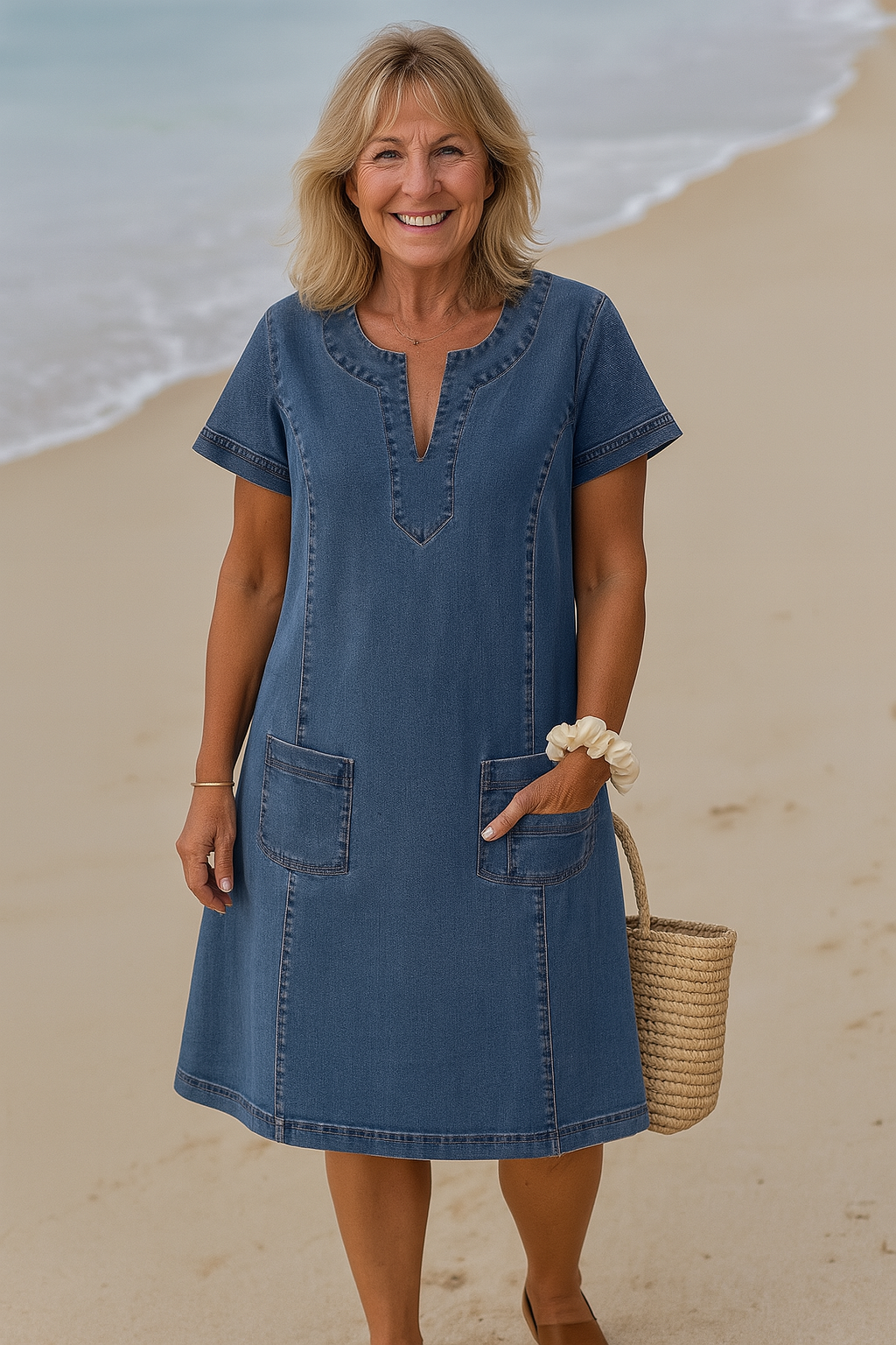 Sandra - denim dress