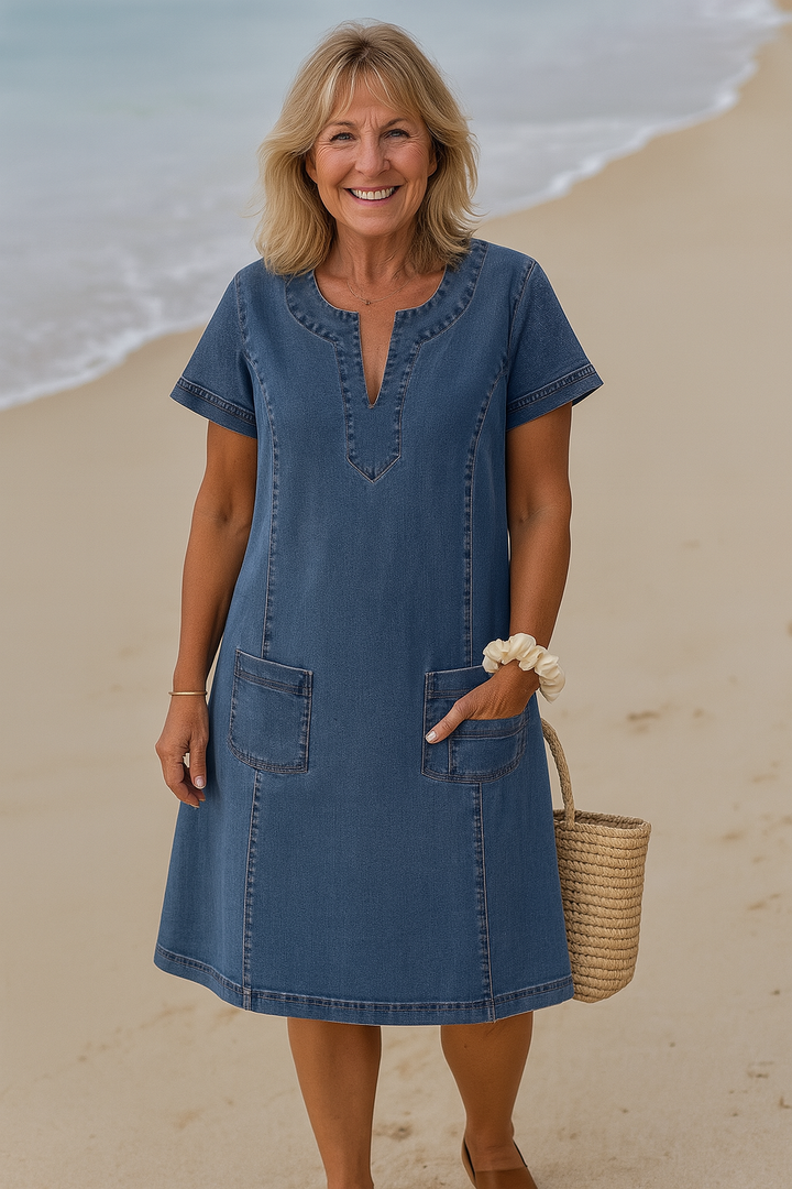 Sandra - denim dress