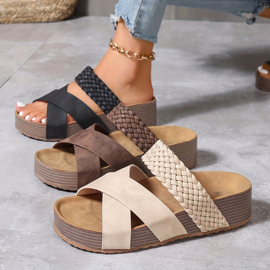Valérie Woven Elegance Sandals