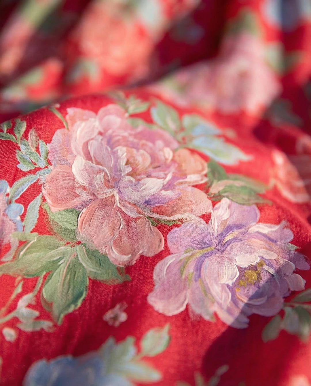 Anna | Elegant Floral V-neck Dress