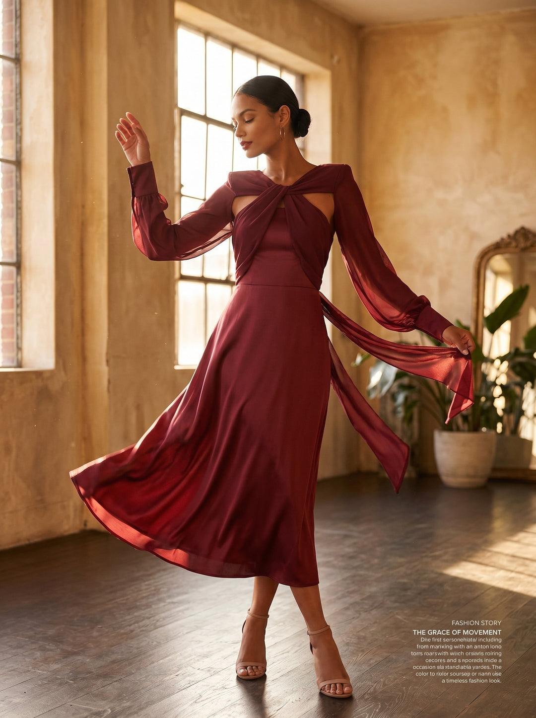 Judith - Long Sleeve Dress