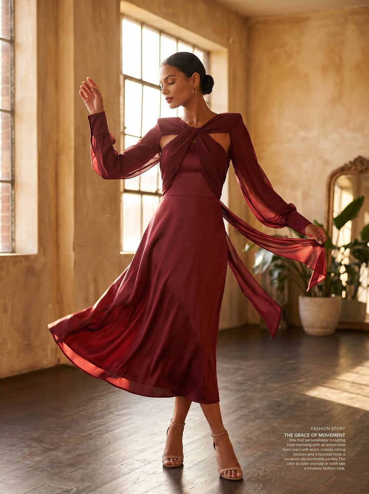 Judith - Long Sleeve Dress