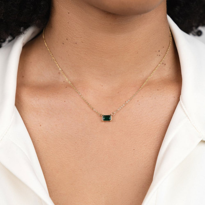 Siena Green Emerald Necklace